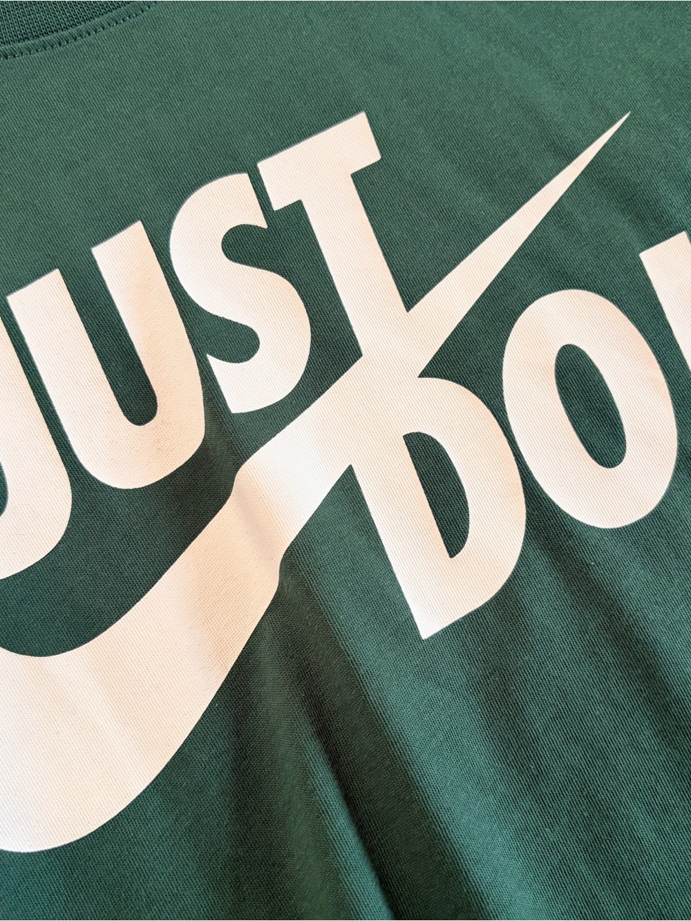 Nike Green The Nike Tee with White Logo - Picture 3 of 4